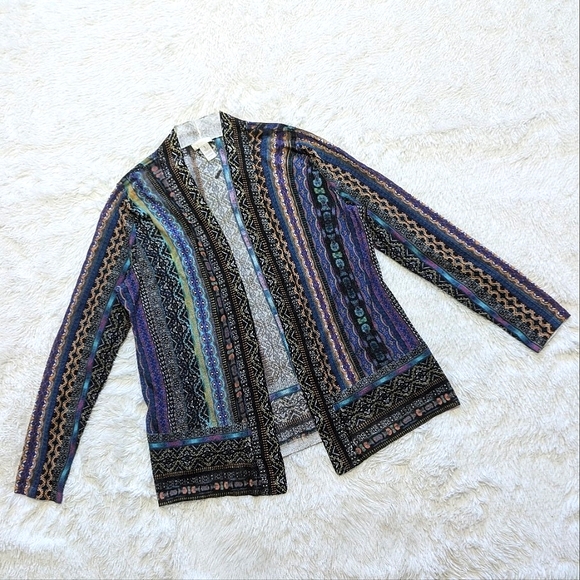 Chico's Sweaters - ⬇️PRICE DROP! Chico's Sparkly Knit Cardigan - Multicolored